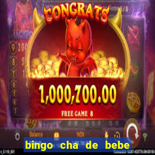 bingo cha de bebe cartelas para imprimir